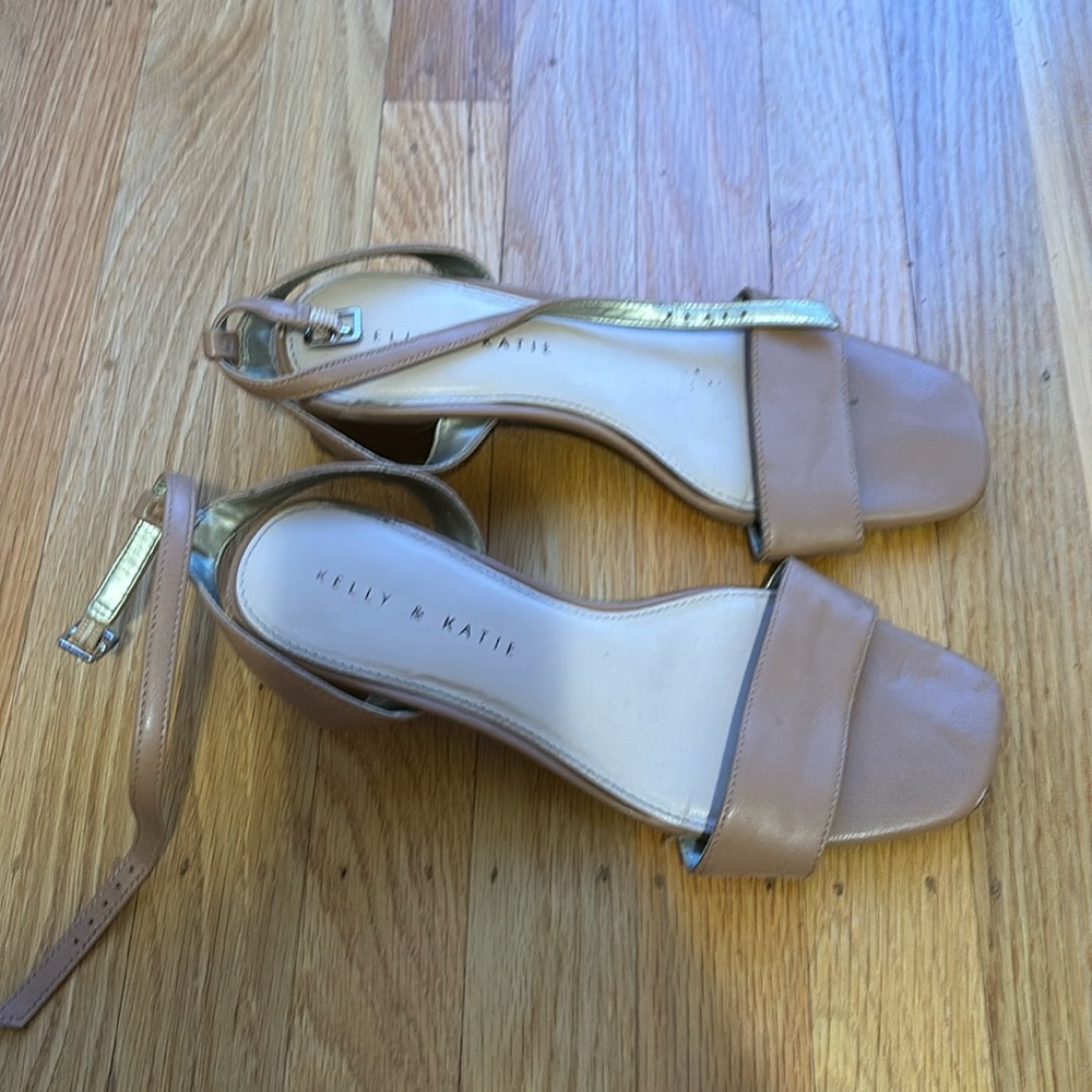 Kelly and Katie tan sandals